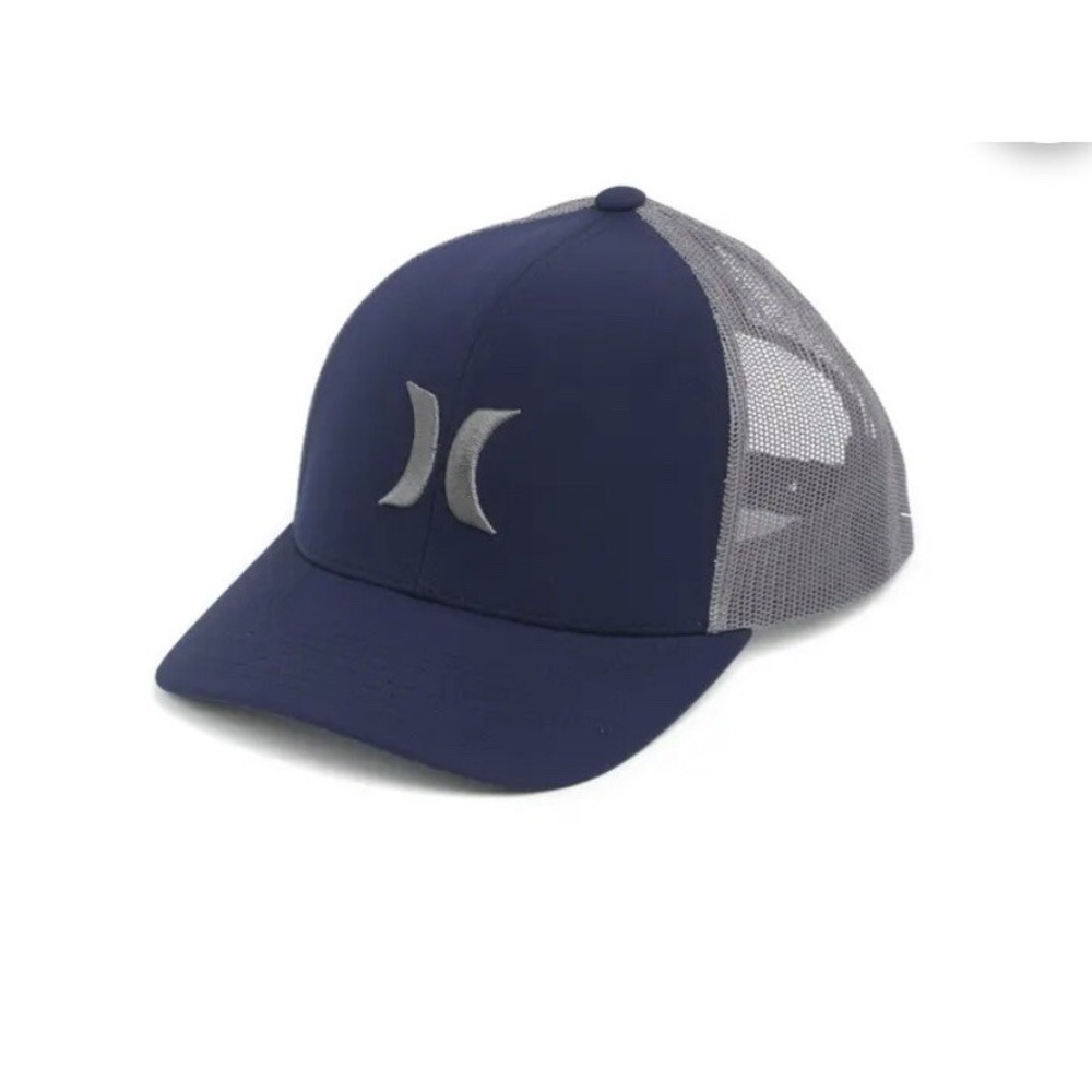 Hurley Mesh Snapback Adjustable‎ Trucker Del Mar Trucker Cap Men's Blue Navy O/S